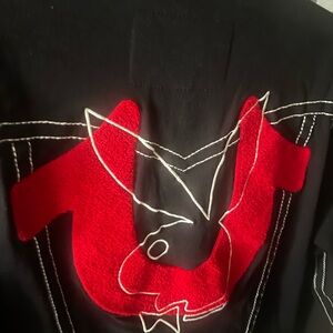 Black and Red Embroidered Jacket